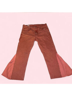 Womens custom upcycled flare Levis jeans [COPY]